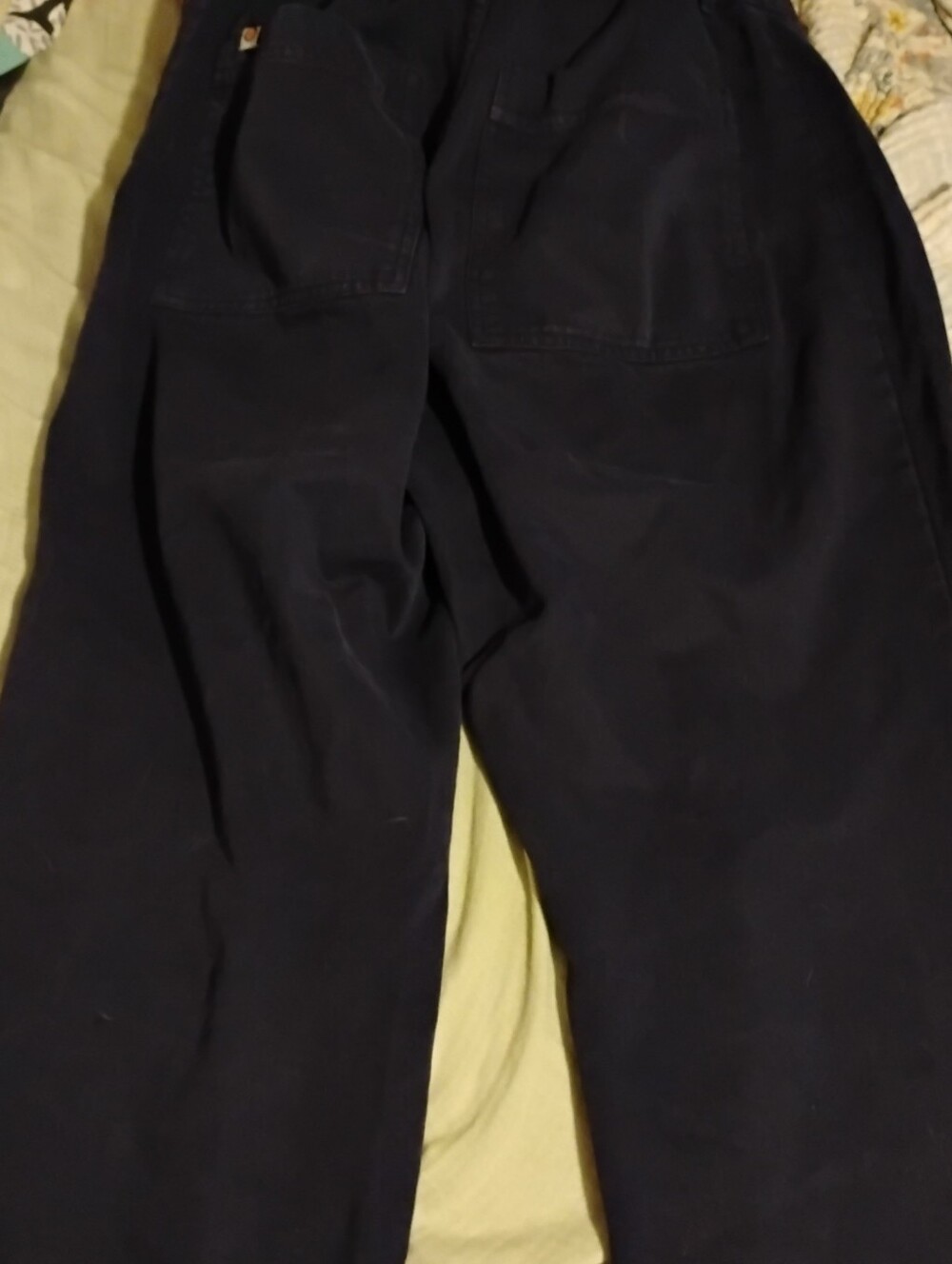 Vguc Big Bud Press Western Navy Petite Pants - Picture 3 of 3